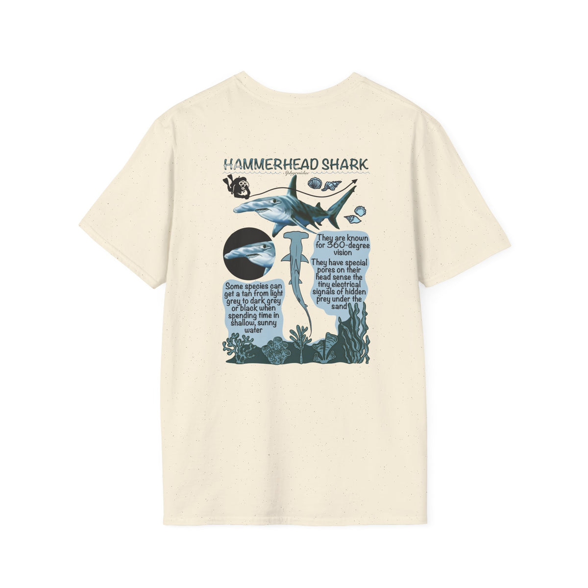 Ocean Bliss| Hammerhead Shark Unisex T-Shirt