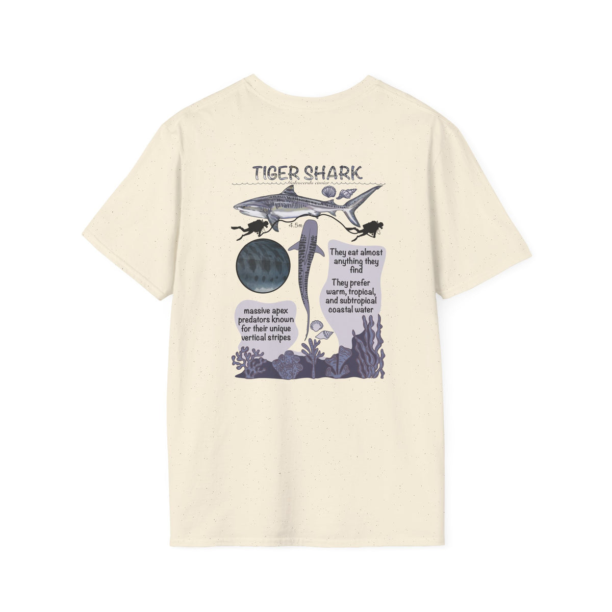 Ocean Bliss| Tiger Shark Unisex T-Shirt