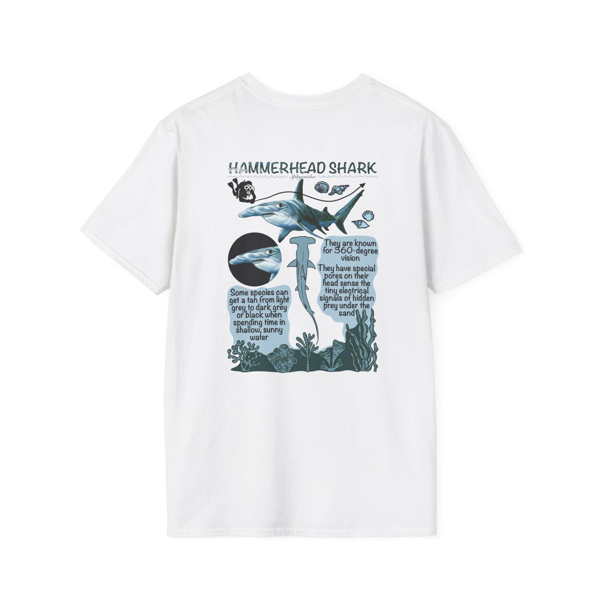 Ocean Bliss| Hammerhead Shark Unisex T-Shirt