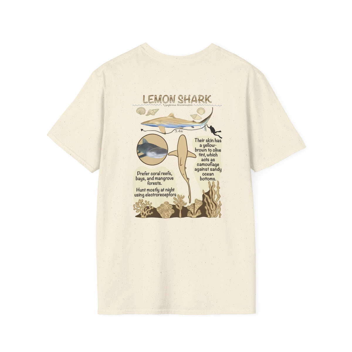 Ocean Bliss| Lemon Shark Unisex T-Shirt