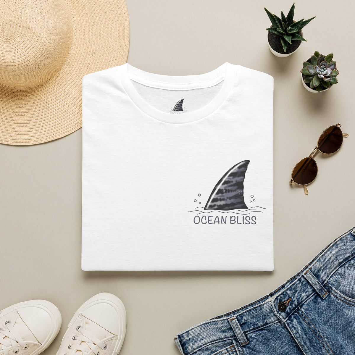 Ocean Bliss| Tiger Shark Unisex T-Shirt