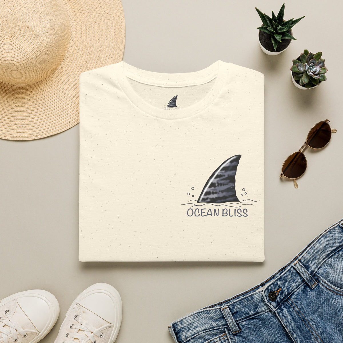 Ocean Bliss| Tiger Shark Unisex T-Shirt