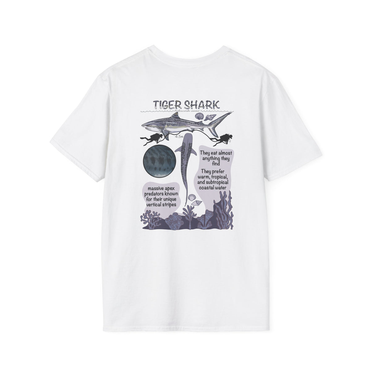 Ocean Bliss| Tiger Shark Unisex T-Shirt