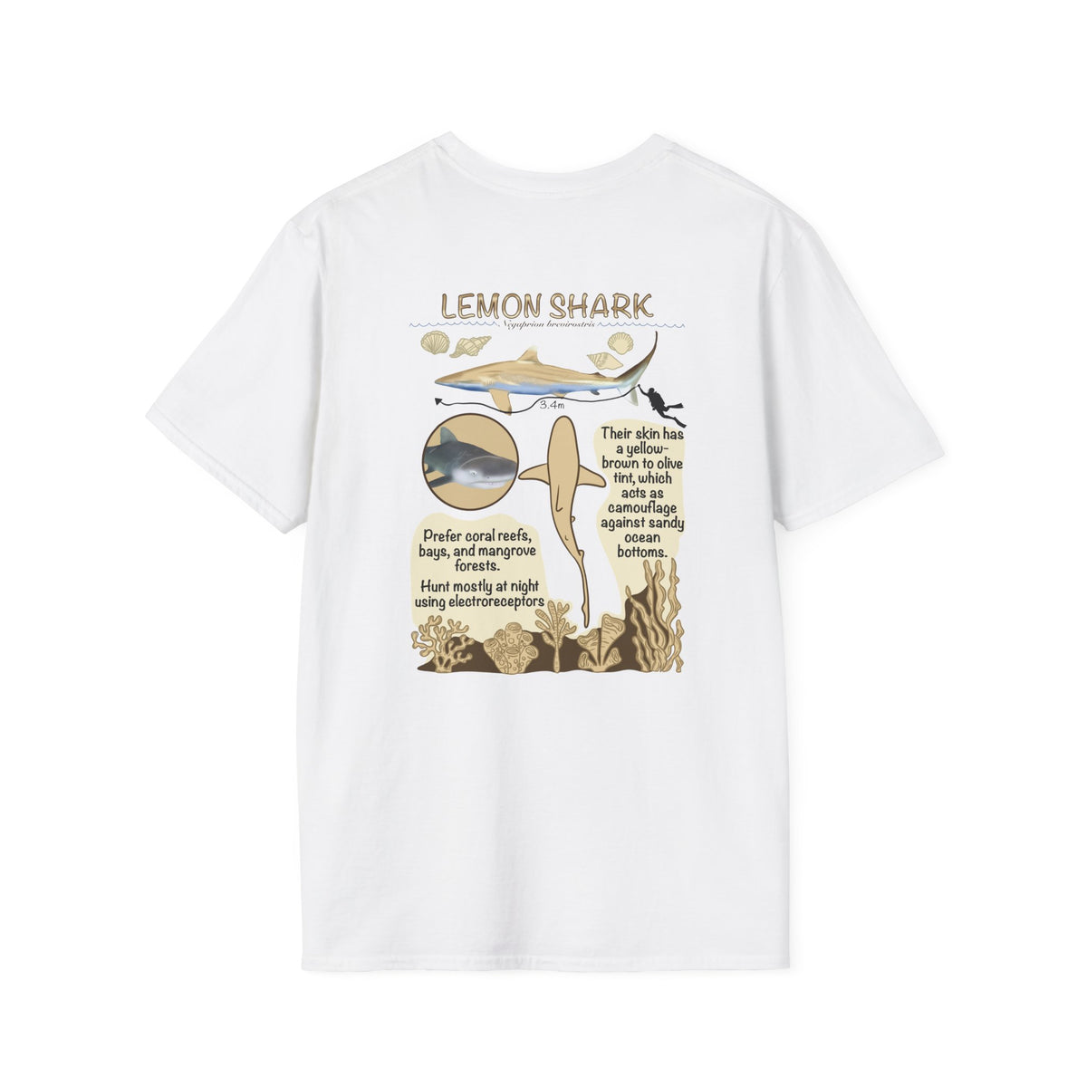 Ocean Bliss| Lemon Shark Unisex T-Shirt